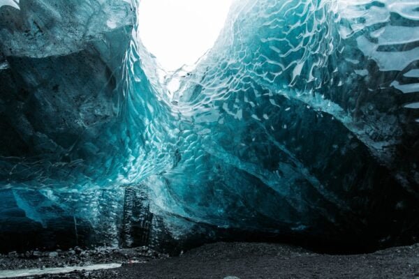 Glacial Journey - Immerse yourself in the Frozen Beauty of this Unique Capture