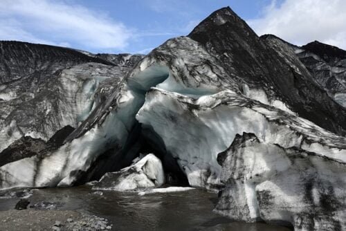 Glacier tongue, Sólheimajökull, Iceland image